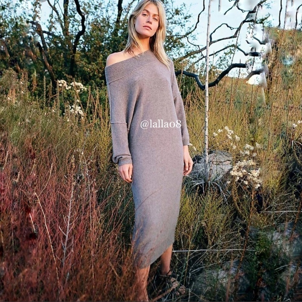 Free People La Boheme sweater dress - Picture 2 of 8